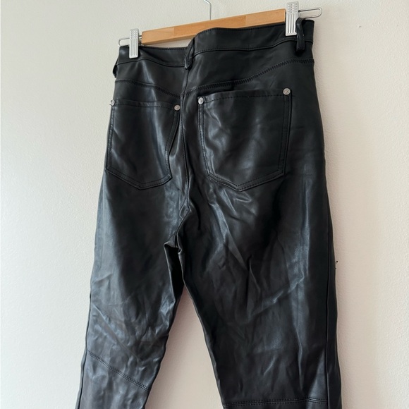 Free People Vegan Leather Pants - Picture 4 of 4